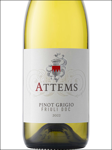 фото Attems Pinot Grigio Аттемс Пино Гриджио Италия вино белое