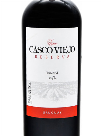фото Casco Viejo Reserva Tannat Каско Вьехо Ресерва Таннат Уругвай вино красное