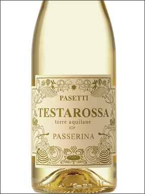 фото Pasetti Testarossa Passerina Terre Aquilane IGP Пазетти Тестаросса Пассеринао Терре Аквилане Италия вино белое