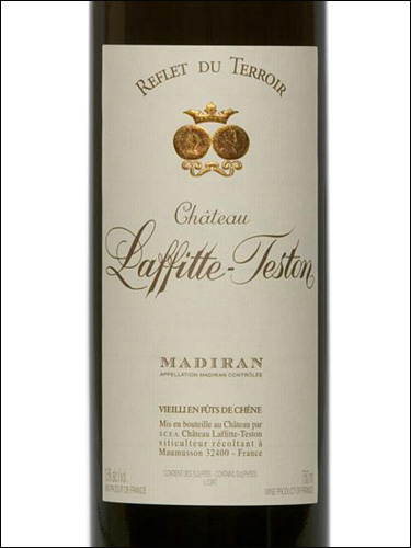 фото Chateau Laffitte-Teston Reflet du Terroir Madiran AOP Шато Лафит-Тестон Рефле дю Турруар Мадиран Франция вино красное