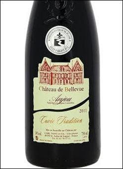 фото Chateau de Bellevue Cuvee Tradition Anjou Rouge AOC Шато де Бельвю Кюве Традисьон Анжу Руж Франция вино красное