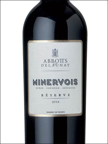 фото Abbotts & Delaunay Reserve Minervois AOC Абботс & Делоне Резерв Минервуа Франция вино красное