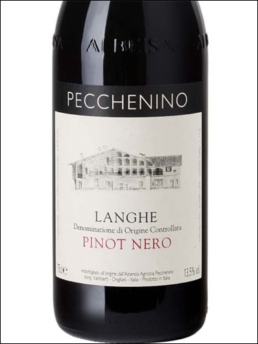 фото Pecchenino Langhe Pinot Nero DOC Пеккенино Ланге Пино Неро Италия вино красное