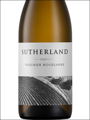 фото Sutherland Viognier Roussanne Сазерленд Вионье Русан ЮАР вино белое
