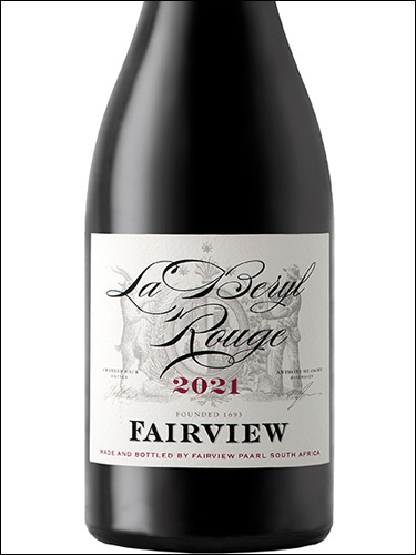 фото Fairview La Beryl Rouge Фэирвью Ла Берил Руж ЮАР вино красное