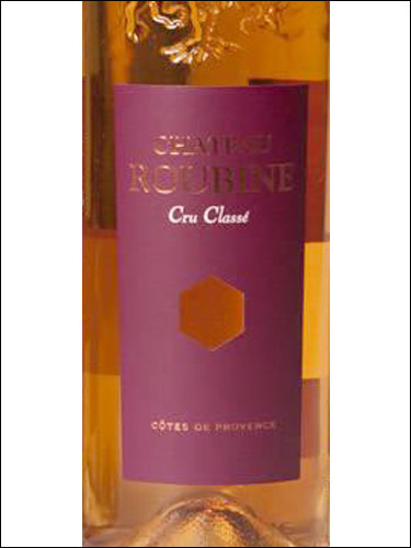 фото Chateau Roubine Rose Cru Classe Cotes de Provence AOC Шато Рубин Розе  Кот де Прованс Франция вино розовое