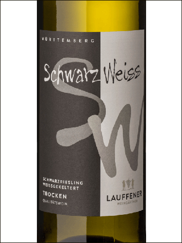 фото Lauffener Schwarzweiss Schwarzriesling troken Wurttemberg Лауффенер Шварцвайс Шварцрислинг трокен Вюртемберг Германия вино белое