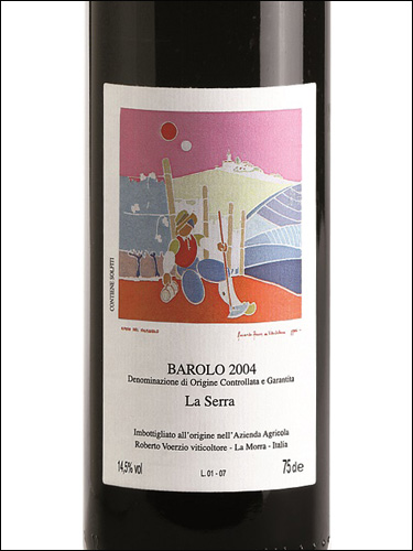 фото Roberto Voerzio Barolo La Serra DOCG Роберто Воерцио Бароло Ла Серра Италия вино красное