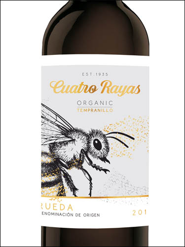 фото вино Cuatro Rayas Organic Tempranillo Roble Rueda DO 