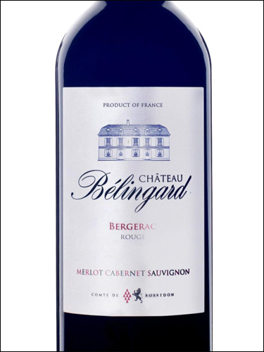 фото Chateau Belingard Bergerac Rouge AOC Шато Белингар Бержерак Руж Франция вино красное