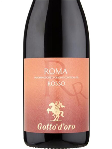 фото Gotto d'Oro Roma Rosso DOC Готто д'Оро Рома Россо Италия вино красное