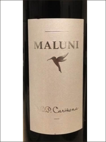фото Maluni Carinena DOP  Малуни Кариньена Испания вино красное