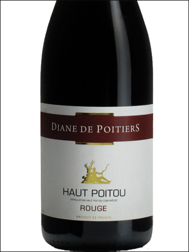фото Diane de Poitiers Haut-Poitou Rouge AOC Диан де Пуатье О-Пуату Руж Франция вино красное