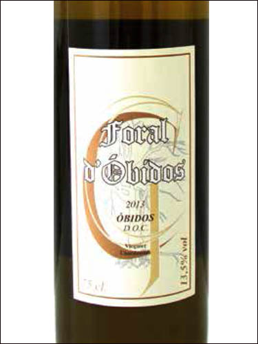 фото Foral d’Óbidos Branco Obidos DOC Форал д'Обидуш Бранку Обидуш Португалия вино белое