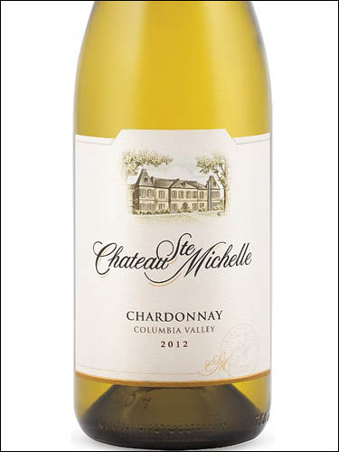 фото Chateau Ste Michelle Chardonnay Columbia Valley Шато Сент Мишель Шардоне Коламбия Вэлли США вино белое