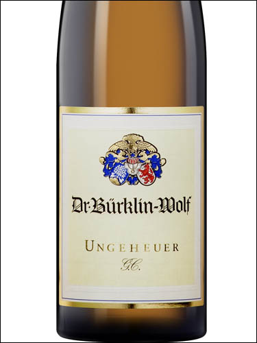 фото Dr. Buerklin-Wolf Riesling Ungeheuer GG Др. Бюрклин-Вольф Рислинг Унгехейер ГГ Германия вино белое