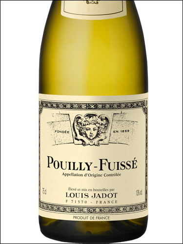 фото Louis Jadot Pouilly-Fuisse AOC Луи Жадо Пуйи-Фюиссе Франция вино белое