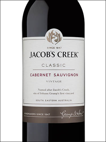 фото Jacob's Creek Classic Cabernet Sauvignon Джейкобс Крик Классик Каберне Совиньон Австралия вино красное