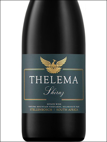 фото Thelema Shiraz Stellenbosch WO Телема Шираз Стелленбош ЮАР вино красное