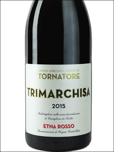 фото Tornatore Trimarchisa Etna Rosso DOC Торнаторе Тримаркиза Этна Россо Италия вино красное