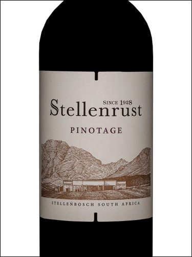 фото Stellenrust Pinotage Стелленрюст Пинотаж ЮАР вино красное