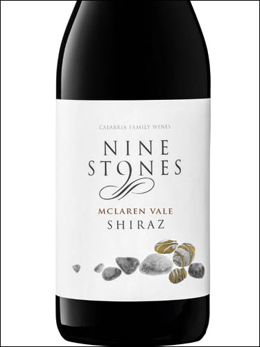 фото Calabria Family Wines Nine Stones Shiraz McLaren Vale Калабрия Фэмили Вайнс Найн Стоунс Шираз Долина Макларен Австралия вино красное