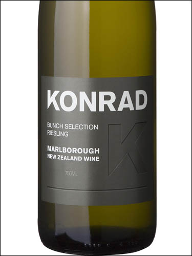 фото Konrad Bunch Selection Riesling Marlborough Конрад Банч Селекшн Рислинг Мальборо Новая Зеландия вино белое