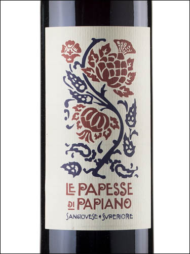 фото Le Papesse di Papiano Romagna Sangiovese Superiore DOC Ле Папессе ди папьяно Романья Санджовезе Супериоре Италия вино красное