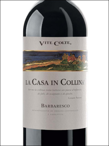 фото Vite Colte La Casa in Collina Вarbaresco DOCG Вите Кольте Ла Каза ин Коллина Барбареско Италия вино красное