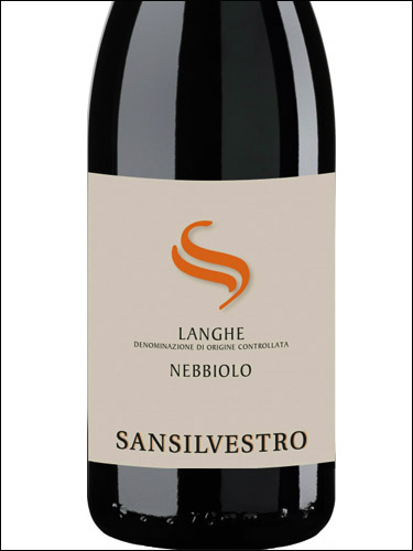 фото San Silvestro Nebbiolo Langhe DOC Сан Cильвестро Неббиоло Ланге Италия вино красное