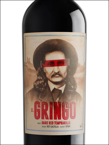 фото вино El Gringo Dark Red Tempranillo 