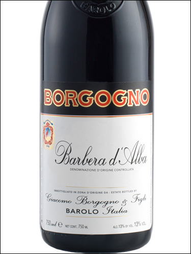 фото Borgogno Barbera d'Alba DOC Боргоньо Барбера д'Альба Италия вино красное