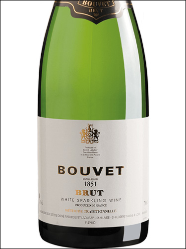 фото Bouvet-Ladubay Bouvet Brut 1851 Methode Traditionnelle Буве Ладюбе Буве Брют 1851 Метод Традисьонель Франция вино белое