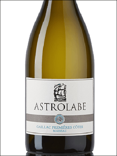 фото Astrolabe Gaillac Premieres Cotes AOP Астролаб Гайак Премьер Кот  Франция вино белое