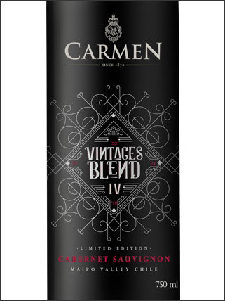 фото Carmen Vintages Blend IV Кармен Винтажес Бленд IV Чили вино красное