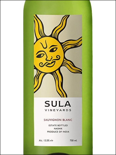 фото Sula Vineyards Sauvignon Blanc Сула Виньярдс Совиньон Блан Индия вино белое