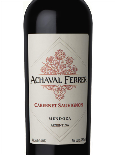 фото Achaval Ferrer Cabernet Sauvignon Mendoza Ачаваль Феррер Каберне Совиньон Мендоса Аргентина вино красное