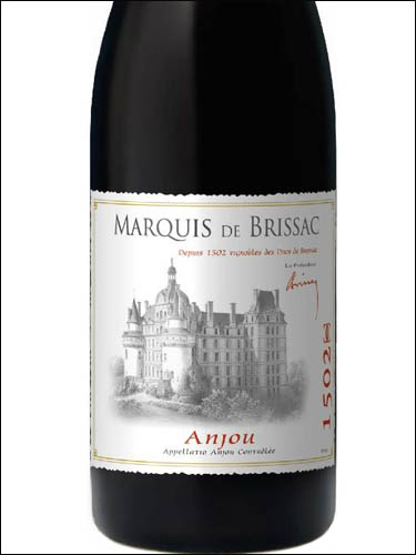 фото Marquis de Brissac Anjou Rouge AOC Маркиз де Бриссак Анжу Руж Франция вино красное