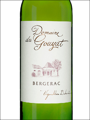 фото Domaine du Gouyat Bergerac Blanc Sec AOC Домен дю Гуйа Бержерак Блан Сек Франция вино белое
