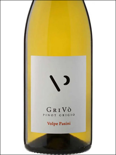 фото Volpe Pasini Grivo Вольпе Пазини Гриво Италия вино белое