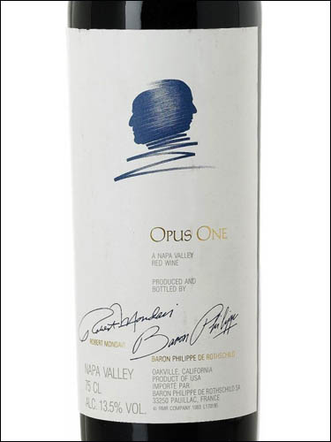 фото Opus One Napa Valley AVA Опус Уан Напа Вэлли США вино красное