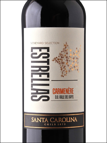 фото Santa Carolina Estrellas Carmenere Санта Каролина Эстреллас Карменер Чили вино красное