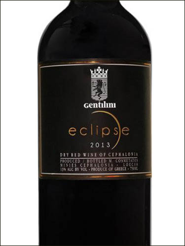 фото Gentilini Eclipse Mavrodaphne Slopes of Enos PGI Джентилини Эклипс Мавродафни Плайес Эну Греция вино красное