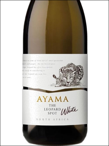 фото Ayama Leopard Spot White Voor Paardeberg WO Аяма Леопард Спот Белое Фоор Паардеберг ЮАР вино белое