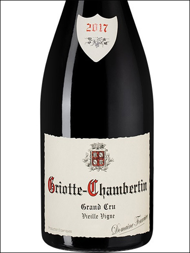 фото Domaine Fourrier Griotte-Chambertin Grand Cru Vieille Vigne AOC Домен Фурье Гриот-Шамбертен Гран Крю Вьей Винь Франция вино красное