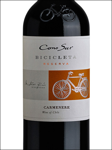 фото Cono Sur Bicicleta Carmenere Коно Сур Бисиклета Карменер Чили вино красное