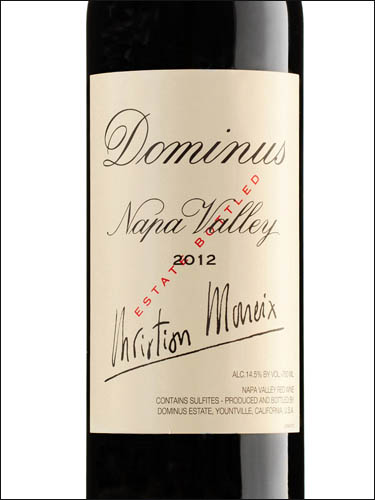 фото Dominus Estate Dominus Napa Valley  Доминус Эстейт Доминус Напа Вэлли США вино красное