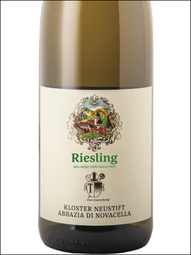 фото Abbazia di Novacella Riesling SudTirol Alto Adige Valle Isarco DOC Аббация ди Новачелла Рислинг Зюдтироль Альто Адидже Валле Изарко Италия вино белое