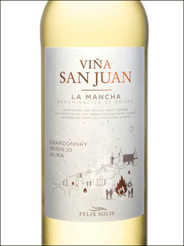 фото вино Vina San Juan Blanco DO La Mancha 