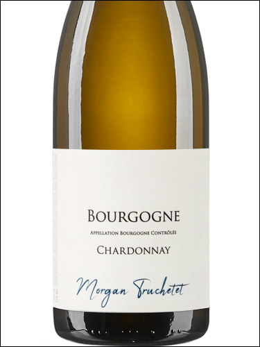 фото Morgan Truchetet Bourgogne Chardonnay AOC Морган Трюште Бургонь Шардоне Франция вино белое